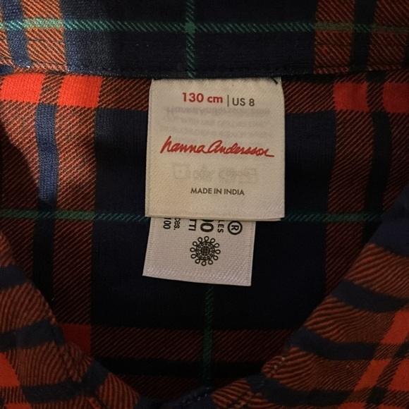 Hanna Andersson button down shirt Size 8 - Picture 4 of 7
